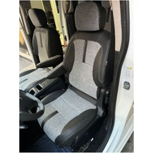 Akıncı Citroen Berlingo Oto Koltuk Kılıfı 2009 2017 Arası Uyumlu Arka Sırt Arka Oturma 3 Parça
