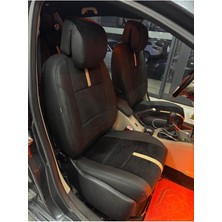 Akıncı Renault Fluence 2010-2016 Arası Uyumlu Model Arka Sırt Kolçaklı Oto Koltuk Kılıfı