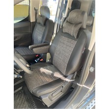 Akıncı Rıfter-Berlingo-Combo-Proace City- 2019-2025 Arası Arka1+1+1 -Keten Deri Karışımı