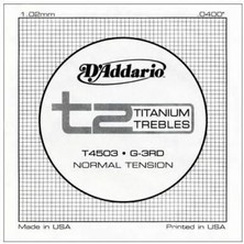 Daddario T4503 Klasik Gitar Tek Tel | T2 Serisi - Tiz Tel