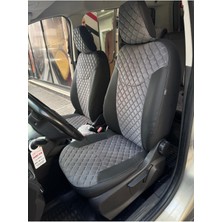Akıncı Oto Koltuk Kılıfı - Ford Courier 2013-2021 Arka Oturma Tümsekli Model