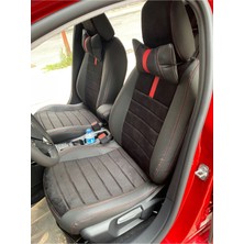 Akıncı Opel Corsa 2020-2023 Arası-Arka Sırt 2+1 Özel Dikim-Taytüyü Deri Karışımı