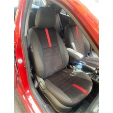 Akıncı Hyundai I20 2014 2019 Arası Arka Sırt 2+1 Model Siyah Taytüyü Siyah Deri Karışımı