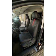 Akıncı Volkswagen Caddy 2015 2020 Arası Arka Sırt Arka Oturma 2 1 Uyumlu Oto Koltuk Kılıfı