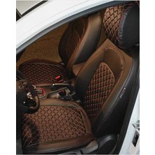 Akıncı Hyundai Kona 19 20 M Arası Arka Sırt 2+1 Arka Sırt Kolcaklı Model Uyumlu Zemin Kırmızı Siyah Deri