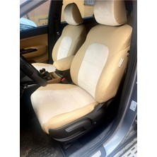 Akıncı Kia Sportage 2016 2021 Arası Uyumlu Arka Sırt 2+1 Arka Sırt Kolcaklı Model Krem Taytüyü Krem Deri