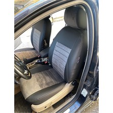Akıncı Ford Focus 2 2009 Model Arka Sırt Arka Oturma 2 1 Arka Sırt Kolcaklı Model Gri Taytüyü Siyah Deri