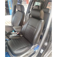 Akıncı Volkswogen Caddy 2011 2014 Arası Uyumlu Komple Siyah Deri Siyah Ip