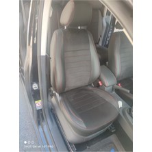 Akıncı Volkswogen Caddy 2012 2014 Arası Uyumlu Siyah Taytüyü Siyah Deri Karışımı Kırmızı Ip