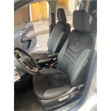 Akıncı Ford Courier Arka Sırt Arka Oturma 2+1 Model Siyah Taytüyü Siyah Deri Karışımı Siyah Ip