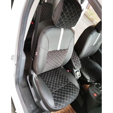 Akıncı Renault Kangoo 2011 2022 Arası Uyumlu Arka Sırt Arka Oturma 2 1 Beyaz Nakışlı