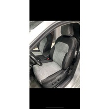 Akıncı Skoda Süper B-Arka KOLCAKLI-2015-2023 Arası-Keten Kumaş Deri Karışımı- Özel Dikim