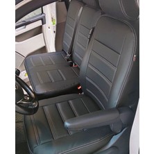 Akıncı Volkswogen Transporter 5+1 T6 T7 Uyumlu Komple Siyah Deri Gri Ip