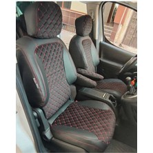 Akıncı Peugeot Partner TEPEE.2010. 2018 Arası Uyumlu Arka Sırt Arka Oturma 3 Parça Model Siyah