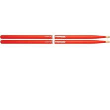 Promark TX5AW-ORANGE 5A Hickory Wood Tip Baget (Turuncu) | Renkli Kaplama - Görsel Şov - Ahşap Uç