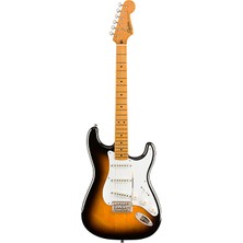 Squier 0374005500 Classic Vibe '50S Stratocaster Elektro Gitar (2-Color Sunburst) | 50'ler Tarzı Akçaağaç Klavye ve Alnico Manyetikler