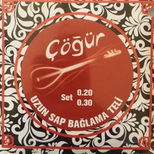Çöğür Cogur 004/CST Bağlama Tel Seti - Uzun Sap (Geleneksel - 0.20) | Yüksek Gerilime Dayanıklı Çelik