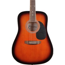 Almira F650N-SB Akustik Gitar - Sunburst (Başlangıç - Dreadnought Kasa) | Geleneksel Sunburst Kaplama, Ergonomik Sap Profili, Akustik Gövde Rezonansı | Ölçüler: 41 Inç Standart Dreadnought