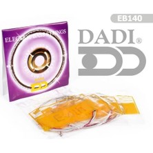 Dadi EB140 Bas Gitar Teli (Orta Seviye - 4 Telli Set) | Nikel Kaplama Çelik, Zengin Harmonik Içerik, Uzun Sustain ve Kararlı Akort Yapısı | Uyum: Tüm Standart 4 Telli Bas Gitarlar