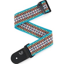 Planet Waves 50G09 Gitar Askısı Hootenanny Sunset (5 Cm) | Retro Tarz - Renkli Dokuma - 60'lar Stili