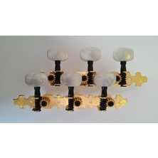 Valencia VCMH0150GD Klasik Gitar Burgusu (Gold) | Altın Kaplama - 3 Sağ 3 Sol - Şık Görünüm