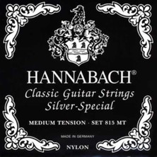 Hannabach 8151MT Klasik Gitar Tek Alt Mi Teli (Profesyonel - Silver Special E6) | Tek Tel (6. Tel/e), Medium Tension, Gümüş Kaplama Yüksek Kalite Özel Sarım | Ölçüler: 4/4 Standart Klasik Gitar Uyumlu