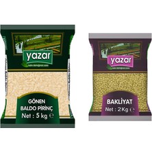 Yazar Gönen Baldo Pirinç 5 kg + Yeşil Mercimek 2 kg