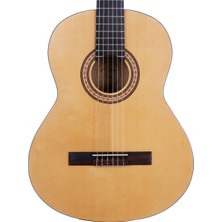 Madison MCG-400 Klasik Gitar (Orta Seviye - Performans Serisi) | Geliştirilmiş Iç Balkon Yapısı, Daha Güçlü Projeksiyon, Parlak Naturel Cila | Uyum: 4/4 (Tam Boy) Standart