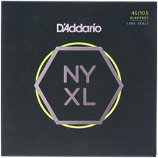 Daddario NYXL45105 Bas Gitar Tel Seti | Nyxl Nickel Wound, .045-.105
