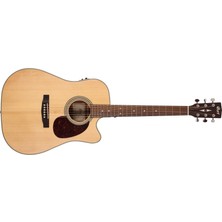 Cort MR600FNS Elektro Akustik Gitar | Natürel Satin - Fishman Eq