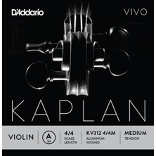 Daddario KV312 Keman Tek Tel | Kaplan Vivo (Re-D), 4/4