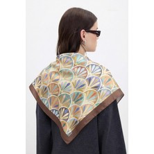 Hawwa Pastel Yelpaze Desenli Bandana Fular