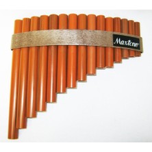 Maxtone PF15-B Pan Flüt (15 Nota) | Akortlu 15 Ses Aralığı, Genişletilmiş Nota Gamı, Profesyonel Form ve Hassas Işçilik