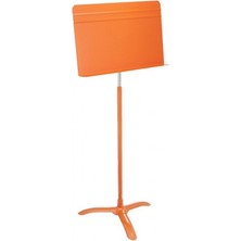 Manhasset 48-Org Vidasız Profesyonel Nota Sehpası (Turuncu) | Tek Elle Yükseklik Ayarı Sağlayan Vidasız Mekanizma Sahneye Renk Katan Turuncu Tasarım