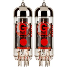 Groove Tubes 5550113580 GT-EL84-S Med Duet Power Lamba (Eşleştirilmiş Ikili) | Vox ve Benzeri Amfiler Için Çan Gibi Tınlayan EL84 Çifti