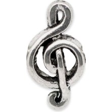 Manuel Raymond Nku Gümüş Nota Kolye Ucu | Nota Tasarımlı Zarif Hediye