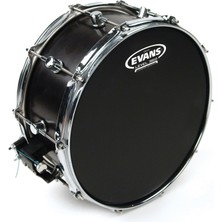 Evans B13ONX2 Onyx Coated 13 Inç Tom ve Trampet Derisi (Profesyonel) | Çift Katmanlı 7.5 Mil Yapı, Mat Siyah Kaplama ve Karanlık Karakterli Güçlü Tonlar