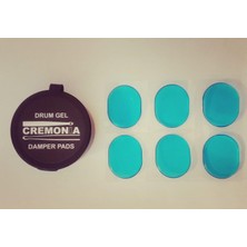Cremonia Adp-01 Davul Susturucu Gel | 6 Adet Yapışkanlı Damper Pad