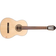 Cort Endonezya Cort AC200OP Masif Kapak Klasik Gitar (Orta Seviye) | Masif Ladin Üst Kapak, Maun Arka ve Yanlar, Open Pore Doğal Rezonanslı Bitiş