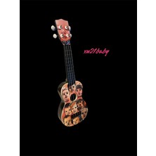 Hawiian XU21BABY Soprano Ukulele (Bebek Desenli) | Bebek Figürlü Şirin Tasarım Hafif Yapısı Sayesinde Kolay Taşıma