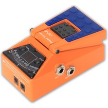 Cherub Pt5 Pedal Tipi Dijital Akort Aleti - Tuner (Profesyonel) | Efekt Pedalı Formunda Kompakt Tasarım, Hassas LED Ekran ve Sahne Kullanımı Için Sessiz Akort (Mute) Özelliği