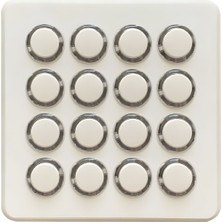 Dj Techtools 17513 Mıdı Fighter Spectra Parmak Davul Midi Controller (Beyaz) | Özelleştirilebilir Mıdı Kontrolcü Eşsiz Buton Hissi