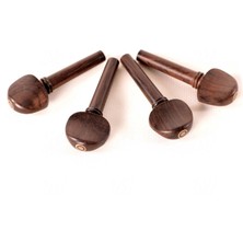 Dominguez VETS44 Keman Burgu Takımı (Abanoz) | 4'lü Set Kaymaz Yapı Tam Uyum