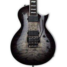 Esp Ltd Eııecfrqmchb Esp E-Iı Eclipse Charcoal Burst Elektro Gitar | Koyu Gri Alevli Kapak Floyd Rose