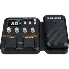 Nux MG-101 Gitar Efekt Prosesörü (Başlangıç - Çoklu Efekt Ünitesi) | Dahili Akort Cihazı, Metronom ve Drum Machine, Kompakt Tasarım, Pil ile Çalışabilme Özelliği | Ölçüler: 227 x 155 x 70 mm
