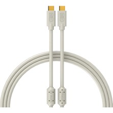 Dj Techtools 04 0052 Chroma Cable Usb-C To C Dj Kablosu (2mt Beyaz) | Yüksek Hızlı Veri Aktarımı Çift Ferrit Çekirdek