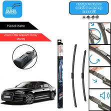 Audi A6 Uyumlu 2011-2017 Bosch Aerotwin Araca Özel Ön Silecek Takımı 650-530MM