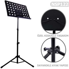 Manuel Raymond NSP122 Profesyonel Nota Sehpası | Delikli Tabla Ağır Tip Metal