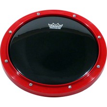 Remo RT-0010-58 Practice Pad Ambassador Ebony (10" Kırmızı) | Sert Yüzeyli Büyük Boy Ped