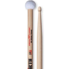 Vic Firth V5ADT American Classic 5A Dual-Tone Baget | Çift Taraflı - Keçe ve Ahşap Uç - Çok Yönlü